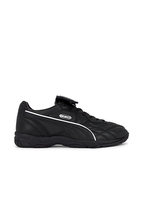Puma Select King Indoor Premium Sneaker in Puma Black & Puma White - Black. Size 10 (also in 10.5, 11.5, 8.5, 9.5).