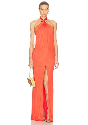 Retrofete Becs Dress in Geranium - Burnt Orange. Size S (also in ).