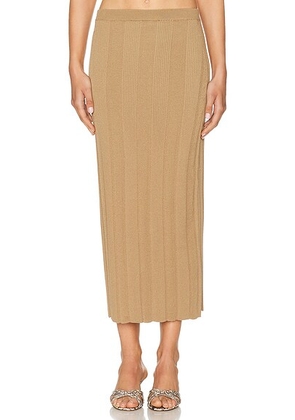Proenza Schouler Ryanne Skirt in Bronze - Brown. Size L (also in S, XS).