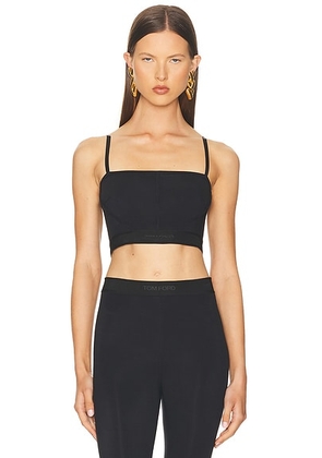TOM FORD Modal Signature Top in Black - Black. Size L (also in M, S, XS).