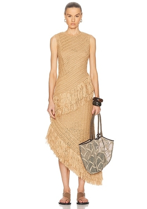 SIMONMILLER Beja Crochet Dress in Natural - Neutral. Size M (also in S, XS).