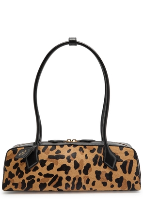 Alaïa Le Teckel Medium Leather Shoulder bag - Leopard - One Size