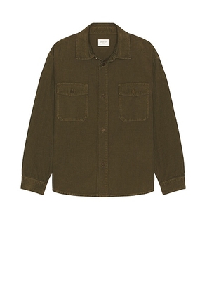 Saint Laurent Shirt in Hunting Kaki - Olive. Size M (also in S).