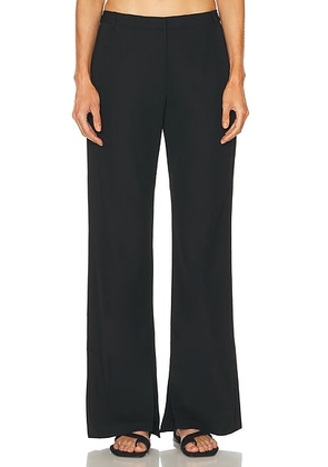 St. Agni 90s Split Leg Pant in Black - Black. Size S (also in ).