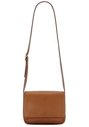 Saint Laurent Paris Satchel in Brick - Brown. Size all.