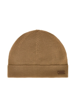 Saint Laurent Wool Beanie in Beige - Beige. Size all.