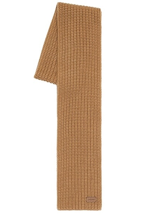 Saint Laurent Cashmere Scarf in Beige - Beige. Size all.