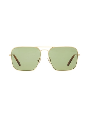 Retrosuperfuture Iggy 2.0 Sunglasses in Green - Green. Size all.