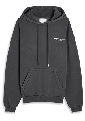 Mki Miyuki Zoku Design Studio Hooded Cotton-blend Sweatshirt - Black - XL