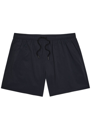 Boss X David Beckham Stretch-shell Swim Shorts - Dark Blue - S