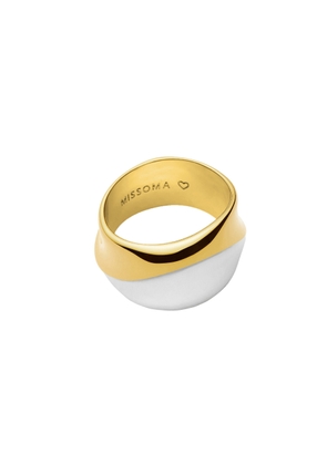 Missoma Sculptural Molten Statement Ring - Gold - P (UK P / US 7.5)