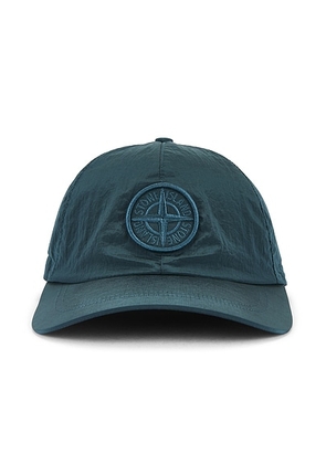 Stone Island Baseball Cap in Petrol - Blue. Size all.