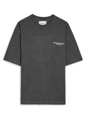 Mki Miyuki Zoku Design Studio Cotton T-shirt - Black - XL
