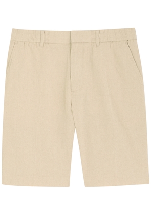 NN07 Billie Linen Shorts - Beige - S