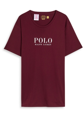 Polo Ralph Lauren Logo-print Cotton Pyjama T-shirt - Red - S