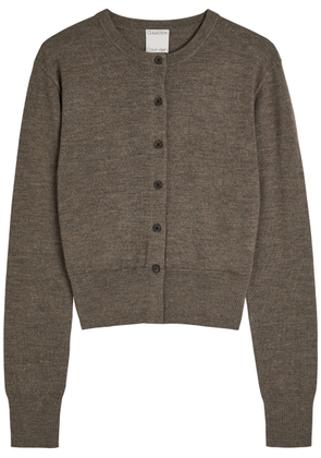 Calvin Klein Lila Wool Cardigan - Brown - L (UK14 / L)