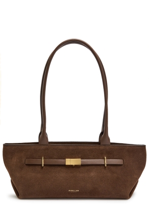 Demellier New York Suede Shoulder bag - Brown - One Size