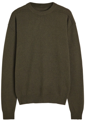 Rick Owens Cashmere-blend Jumper - Khaki - M