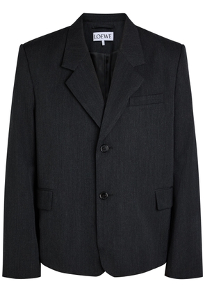 Loewe Wool Blazer - Grey - 46 (IT46 / S)