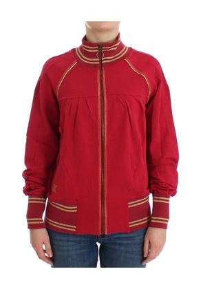 John Galliano Pink Mock Zip Cardigan Sweatshirt Sweater - XXS