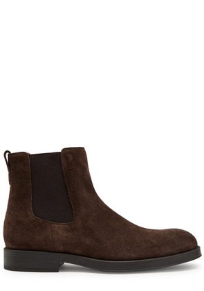 Tods Suede Chelsea Boots - Brown - 11 (IT45 / UK11)