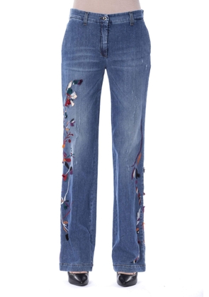 BYBLOS buttoned Jeans & Pant - Blue