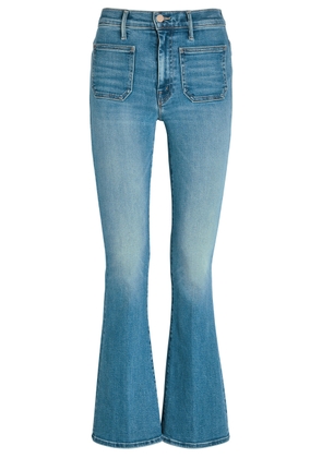 Mother The Patch Pocket Weekender Slim Flared-leg Jeans - Light Blue - 30 (W30 / UK12 / M)