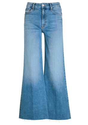 Mother The Roller Fray Wide-leg Jeans - Blue - 26 (W26 / UK8 / S)