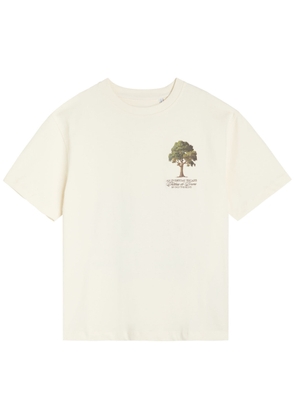 Only The Blind Chateau De Brume Printed Cotton T-shirt - Beige - L