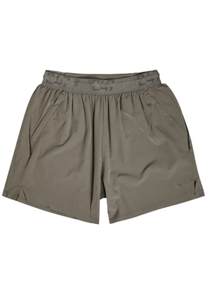 Represent 247 Trek Perforated Mesh-jersey Shorts - Grey - XL