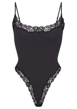 Skims Stretch-jersey Cami Bodysuit - Black - M (UK12-14)