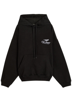 Cole Buxton Hooded Cotton Sweatshirt - Black - L