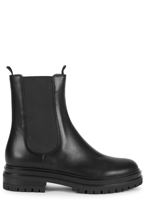 Gianvito Rossi 40 Leather Chelsea Boots - Black - 3