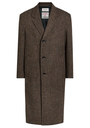Lemaire Chesterfield Herringbone Wool Coat - Brown - 50 (IT50 / L)