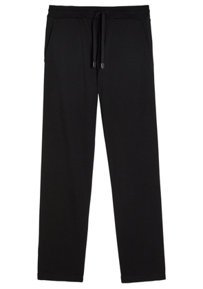 Canali Pipe-trimmed Straight-leg Wool Track Pants - Black - 46 (W30 / S)