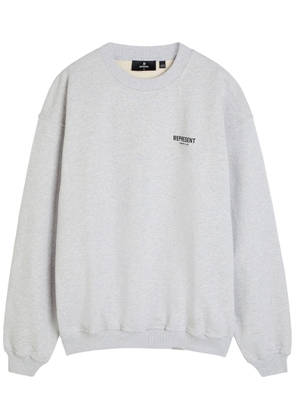 Represent Owners Club Printed Cotton Sweatshirt - Grey - XS