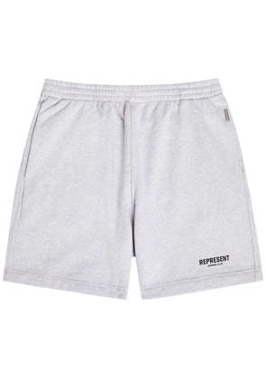 Represent Owners' Club Logo Cotton Shorts - Grey - S