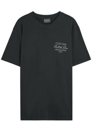 Club 1984 Roll The Dice Printed Cotton T-shirt - Black - XL