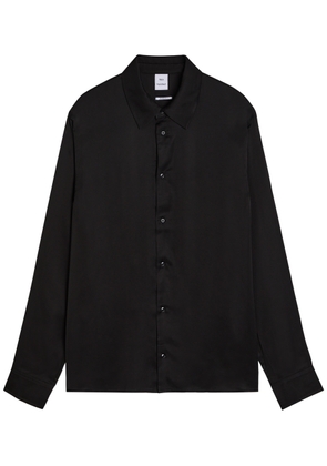 Won Hundred Adriel Satin Shirt - Black - M