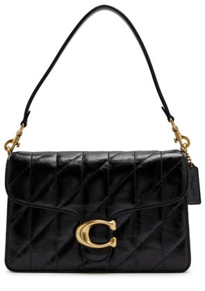 Coach Tabby Quilted Glazed Leather Shoulder bag - Black - One Size