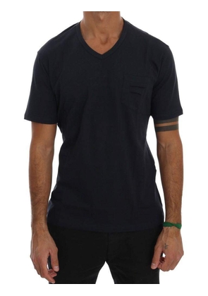 Daniele Alessandrini  Cotton V-Neck T-Shirt - S