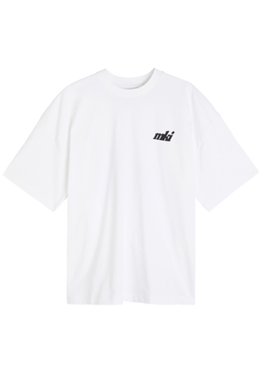 Mki Miyuki Zoku Stamp Logo-print Cotton T-shirt - White - L