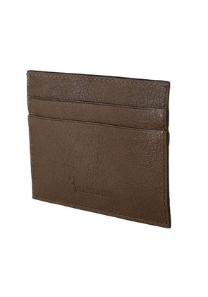 Billionaire Italian Couture  Leather Cardholder Wallet