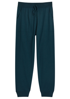 John Smedley Henning Merino Wool Sweatpants - Dark Green - S