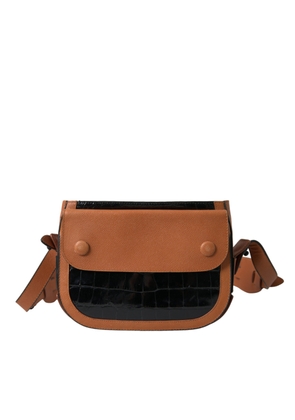 Balenciaga Elegant Crocodile Leather Camera Bag