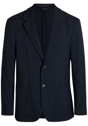 Sunspel Piqué Wool-blend Blazer - Navy - S