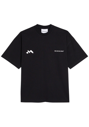 Mki Miyuki Zoku Silhouette Printed Cotton T-shirt - Black - L