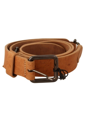 Costume National Light Brown Buckle Waist Belt - 85 cm / 34 Inches