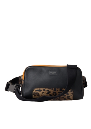 Exotic Leather Leopard Belt Bag