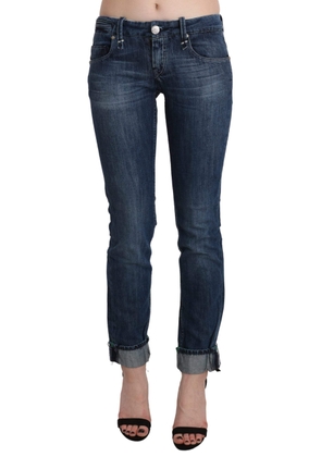 Acht Blue Washed Low Waist Skinny Denim Trouser - W26